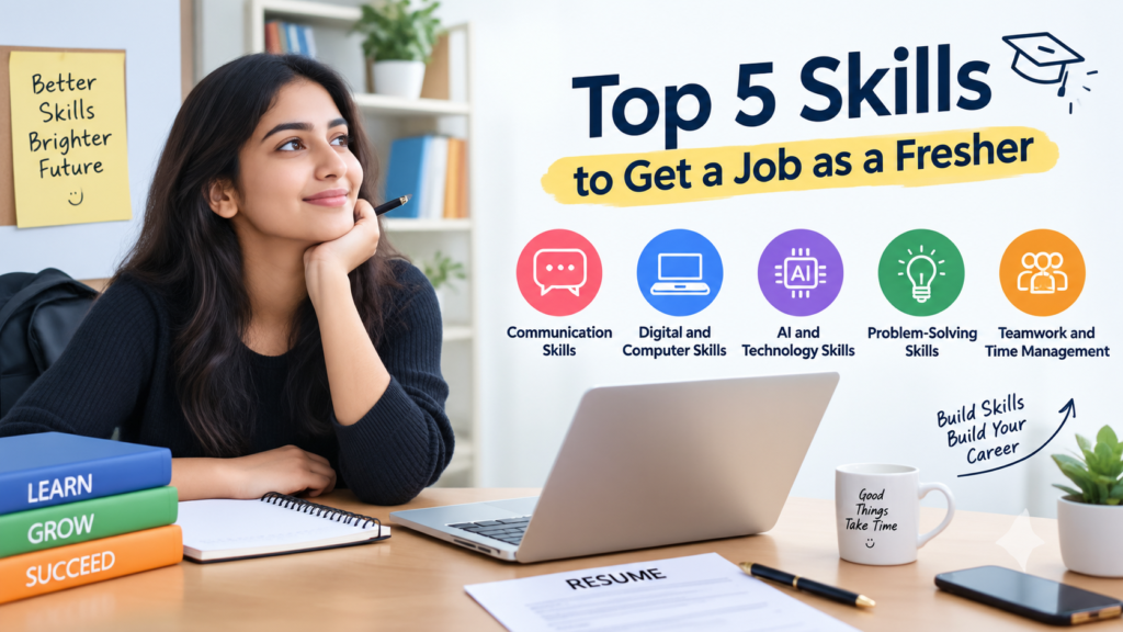 Top 5 skills every fresher needs to get a job